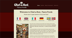 Desktop Screenshot of chefaroni.com